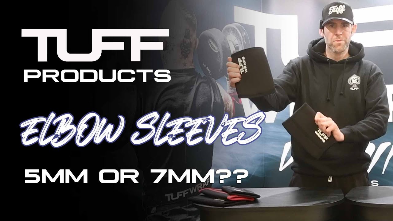 The Difference Between Our 5mm & 7mm Neoprene Elbow Sleeves