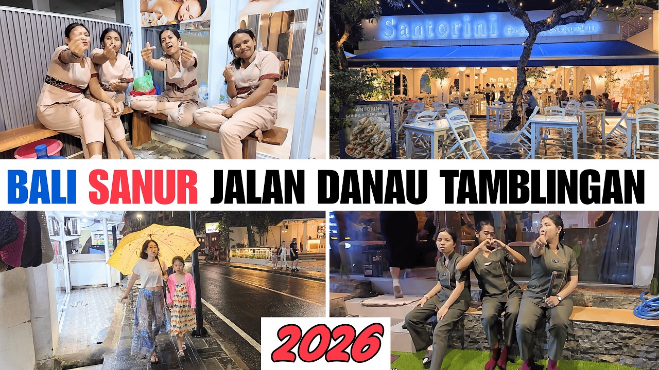 Bali Sanur Night Street Walking Tour Today 2026 Restaurants & Hotels
