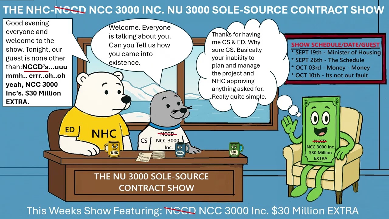 EP 1 - THE NHC-NCCD NU 3000 SOLE-SOURCE CONTRACT SHOW