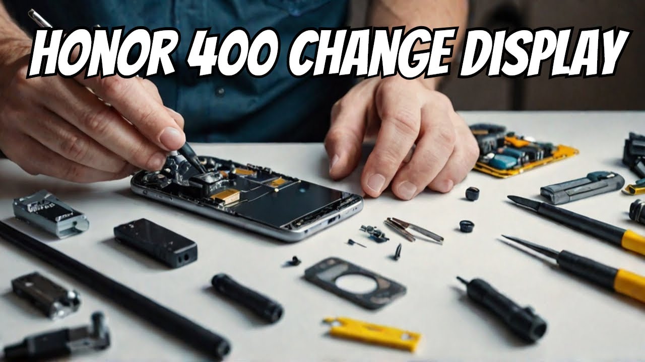 Как исправить замену дисплея на телефоне Honor 400
