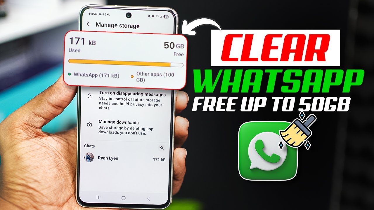 WhatsApp Storage SAVED! FREE UP TO 50GB in Minutes