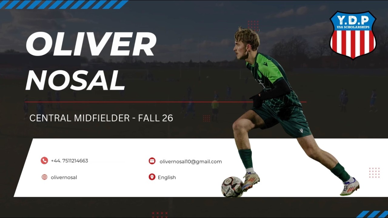 Oliver Nosal - Central Midfielder - Fall 26