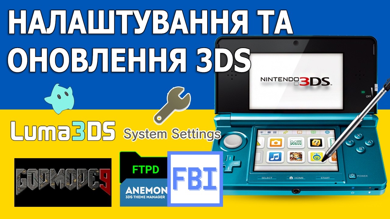 Повне налаштування Nintendo 3DS у 2026 році