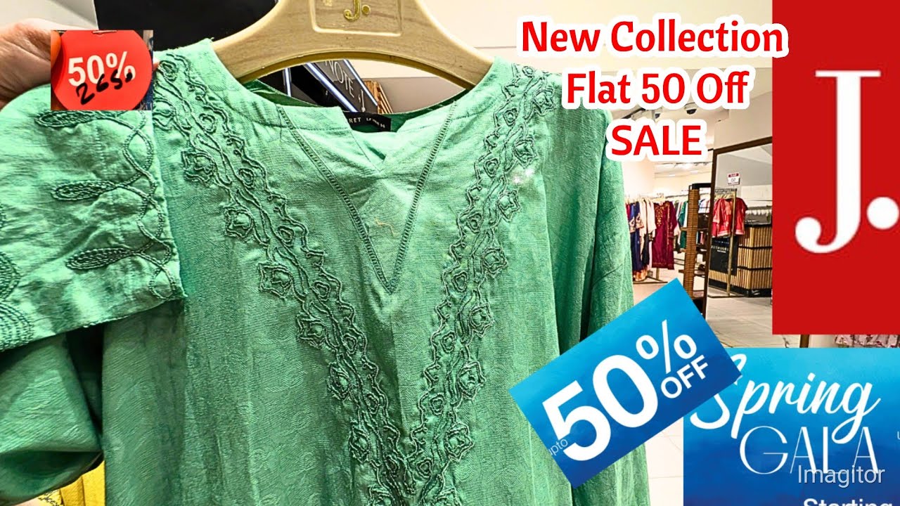 J. Spring Gala Flat 50% Off Last Chance SALE  2026 ❤️ | J. Eid Collection Sale | J. SALE
