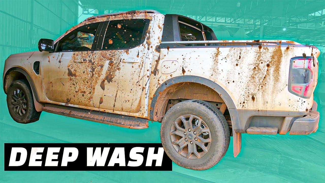 Cleaning a FILTHY Ford Ranger - FULL Detailing Transformation!