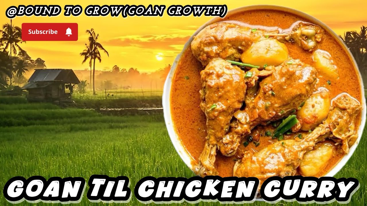 Til Chicken Curry | Sesame Chicken Curry | Goan Style #sesamechicken #chickencurry #chickenrecipe 