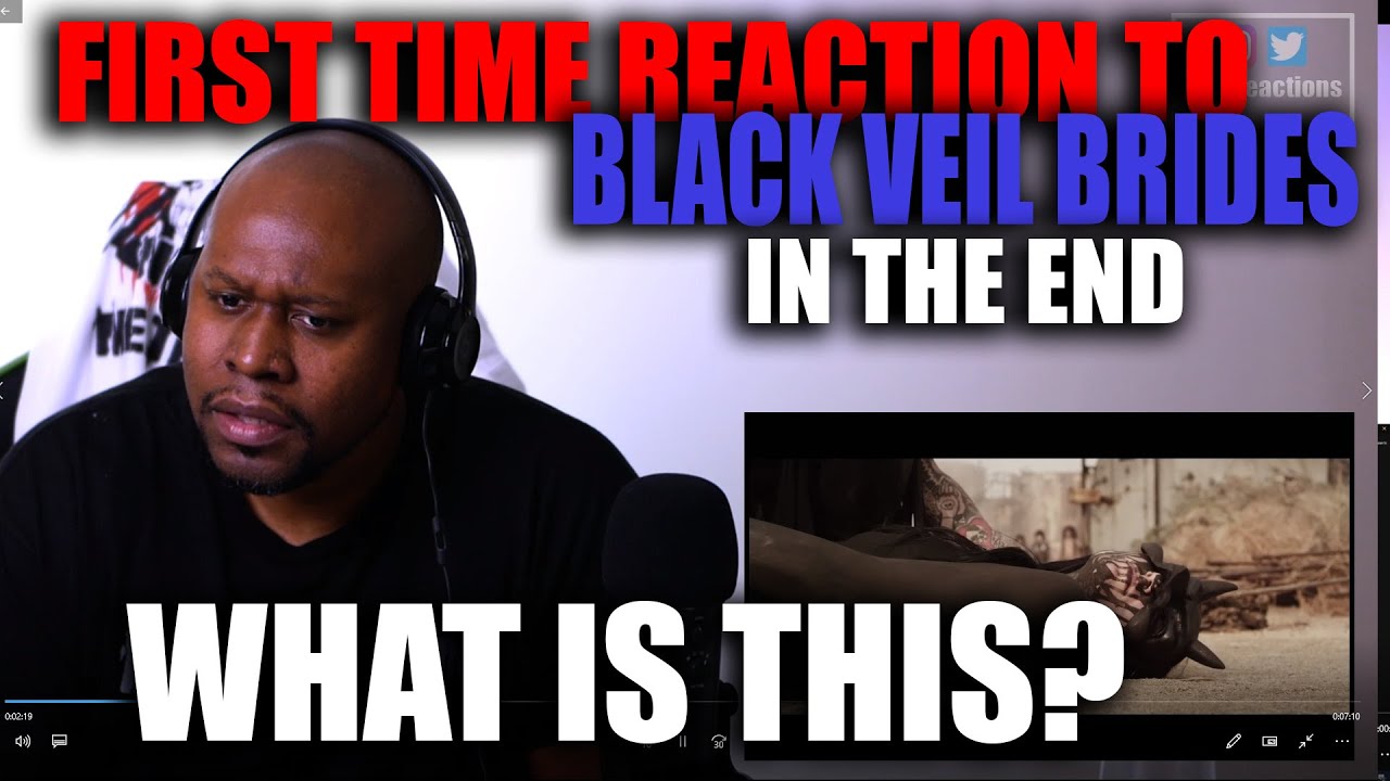First Time Reaction To Black Veil Brides - In the End