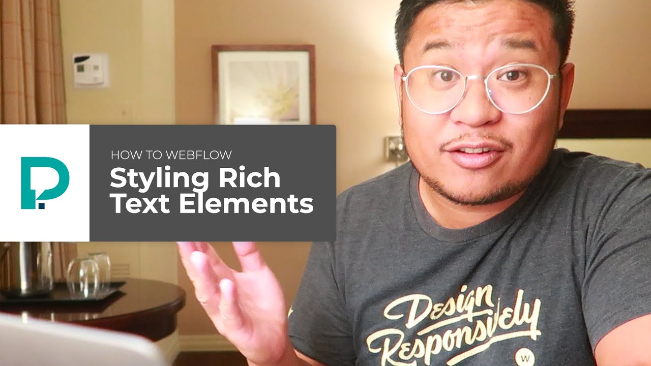 How to Webflow: Styling Rich Text Elements for Webflow CMS template pages  - Tutorial (2019)