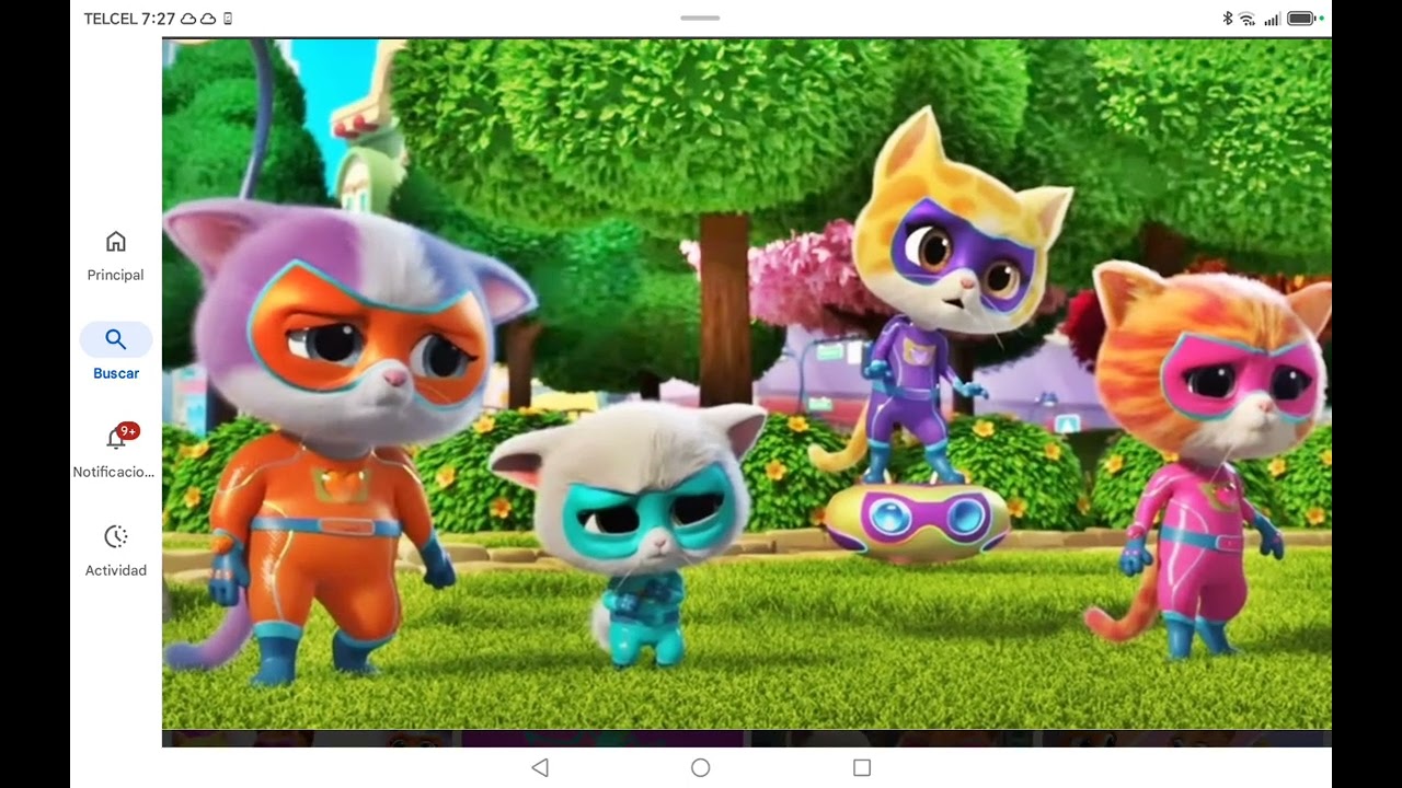 Disney Superkitties the movie aguelo saves Sora from miss Ana ( 3 / 10 )