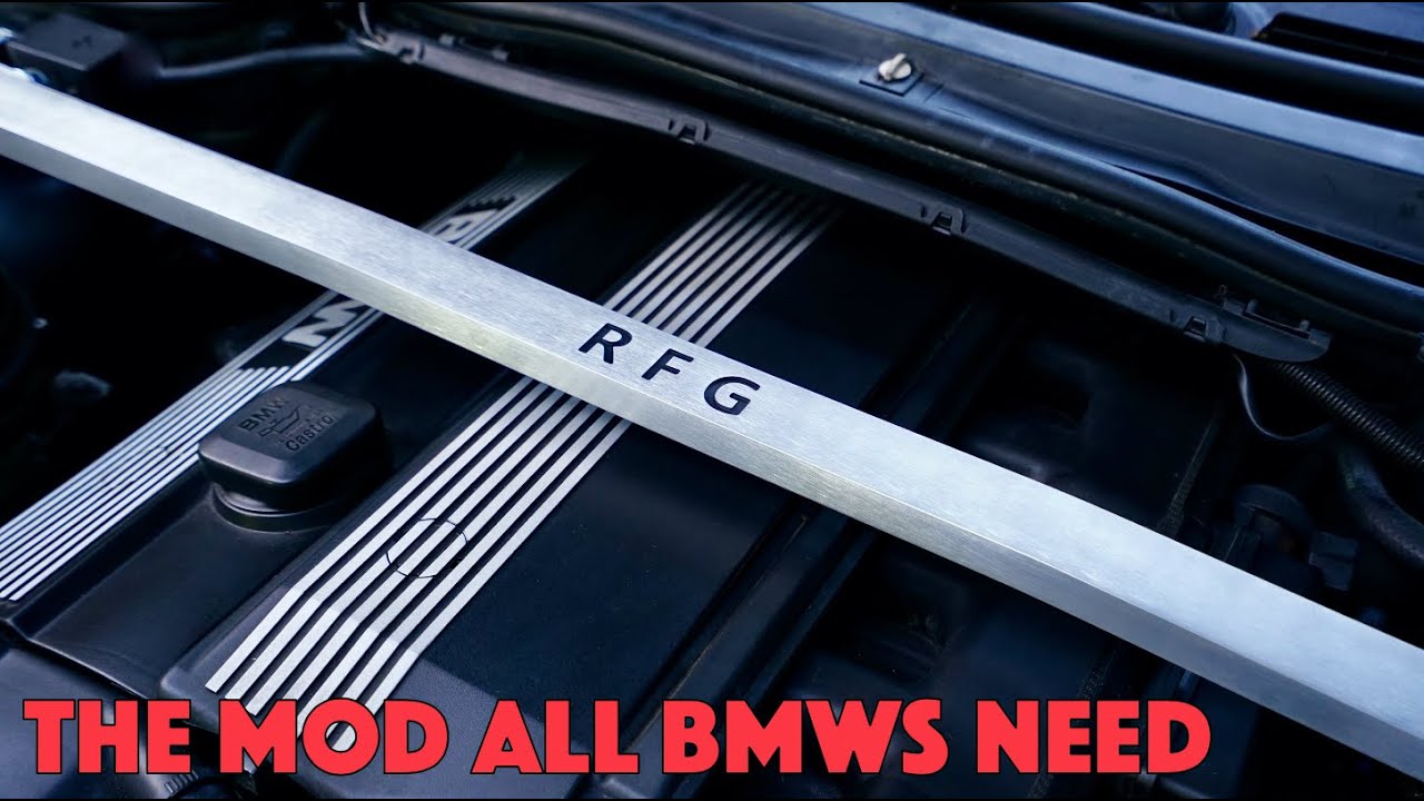 INSTALLING 1 of 1 CUSTOM Strut Bar in my BMW e46!!!
