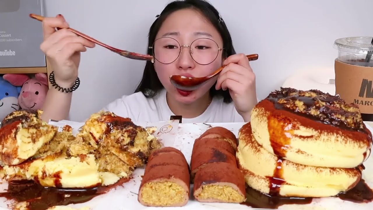 DUBAI CHOCOLATE ASMR EATING COMPILATION
