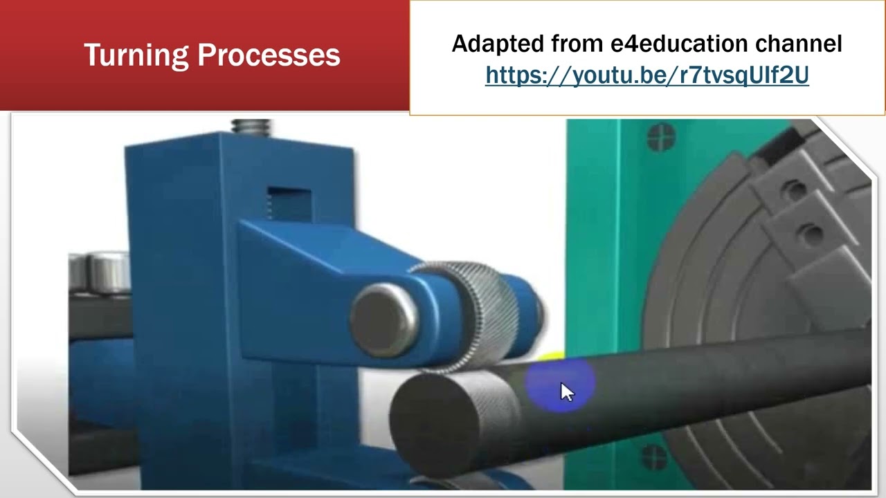 Machining Operations | Turning ||  الخراطة