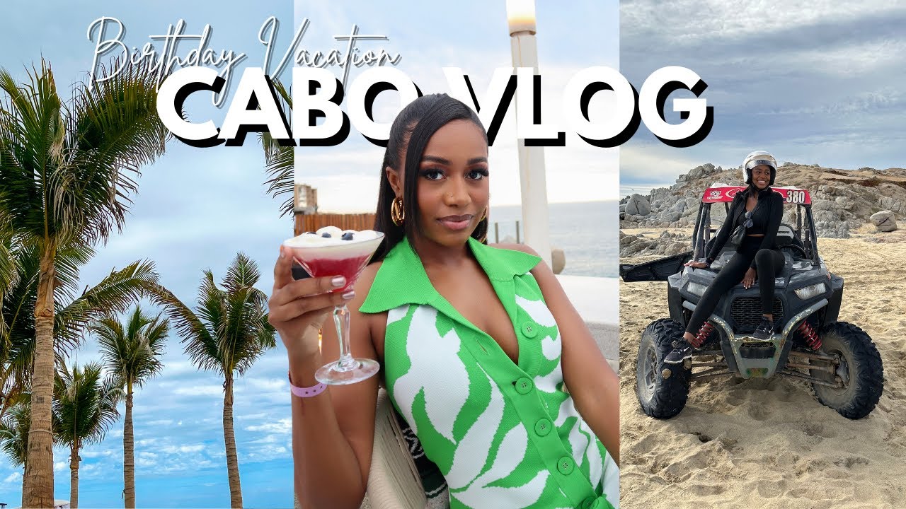 CABO VLOG: BIRTHDAY VACATION | BEST DINNER VIEW IN CABO | HORSEBACK RIDING | JETSKIING | ALLABOUTASH