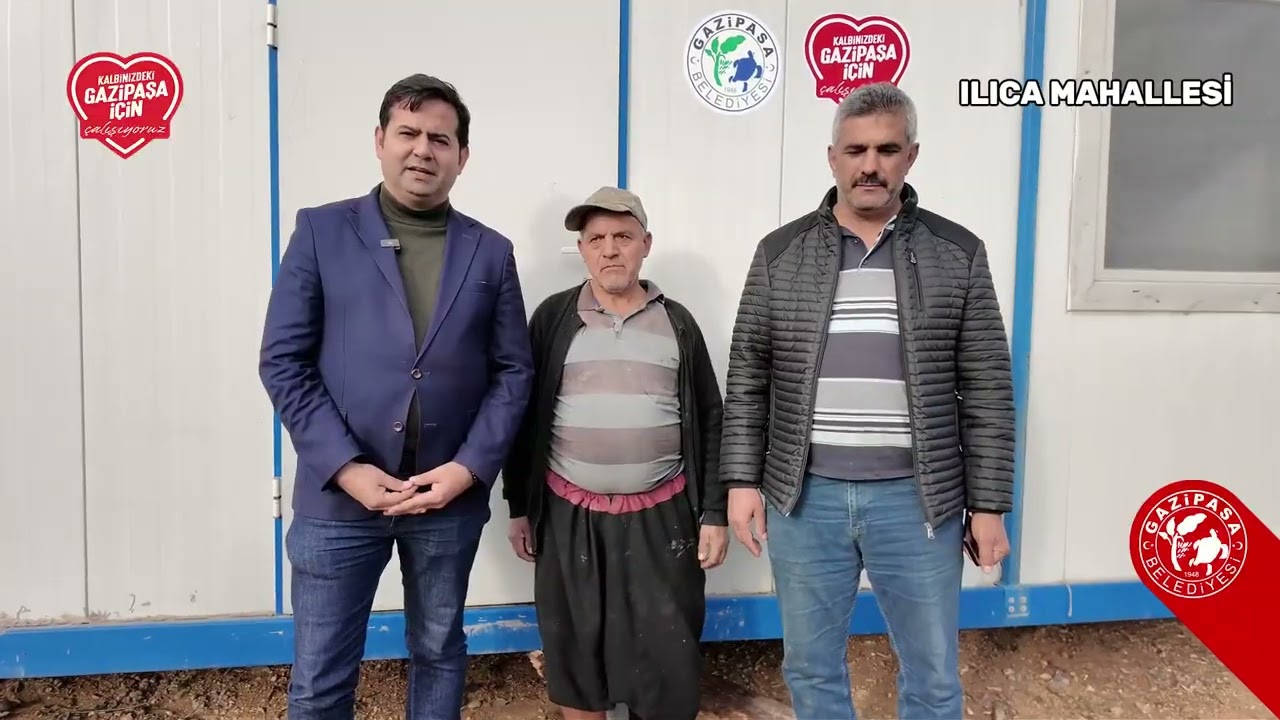 GAZİPAŞA BELEDİYESİ’NDEN İHTİYAÇ SAHİBİ VATANDAŞA KONTEYNER EV DESTEĞİ