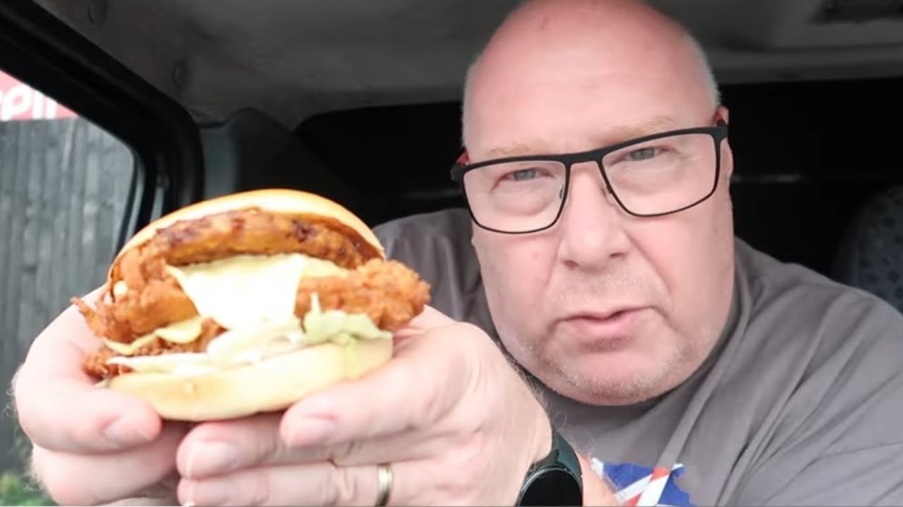 KFC Christmas Stuffing Tower Burger 2024.
