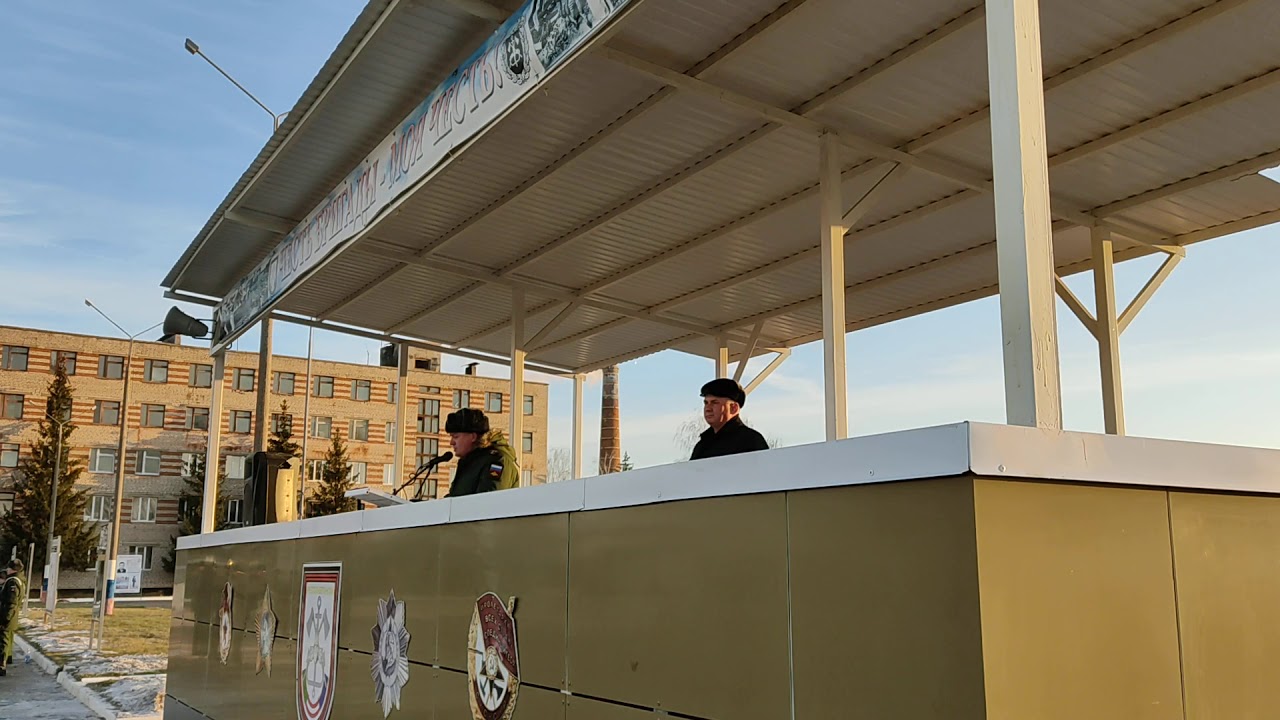 Приятие военной присяги. Муром. Первая гвардейская инженерно-сапёрная бригада воинская часть 11105.