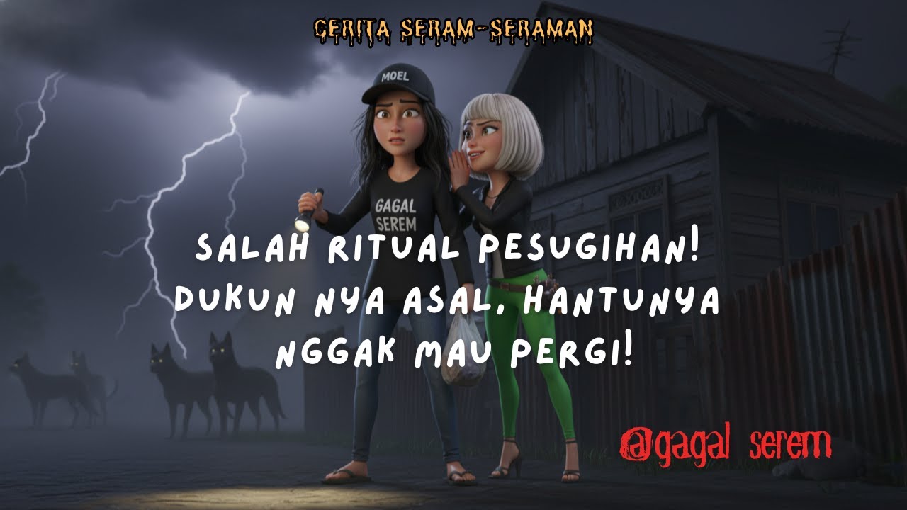 Salah Ritual Pesugihan! Dukun Nya Asal, Hantunya NGGAK MAU PERGI!