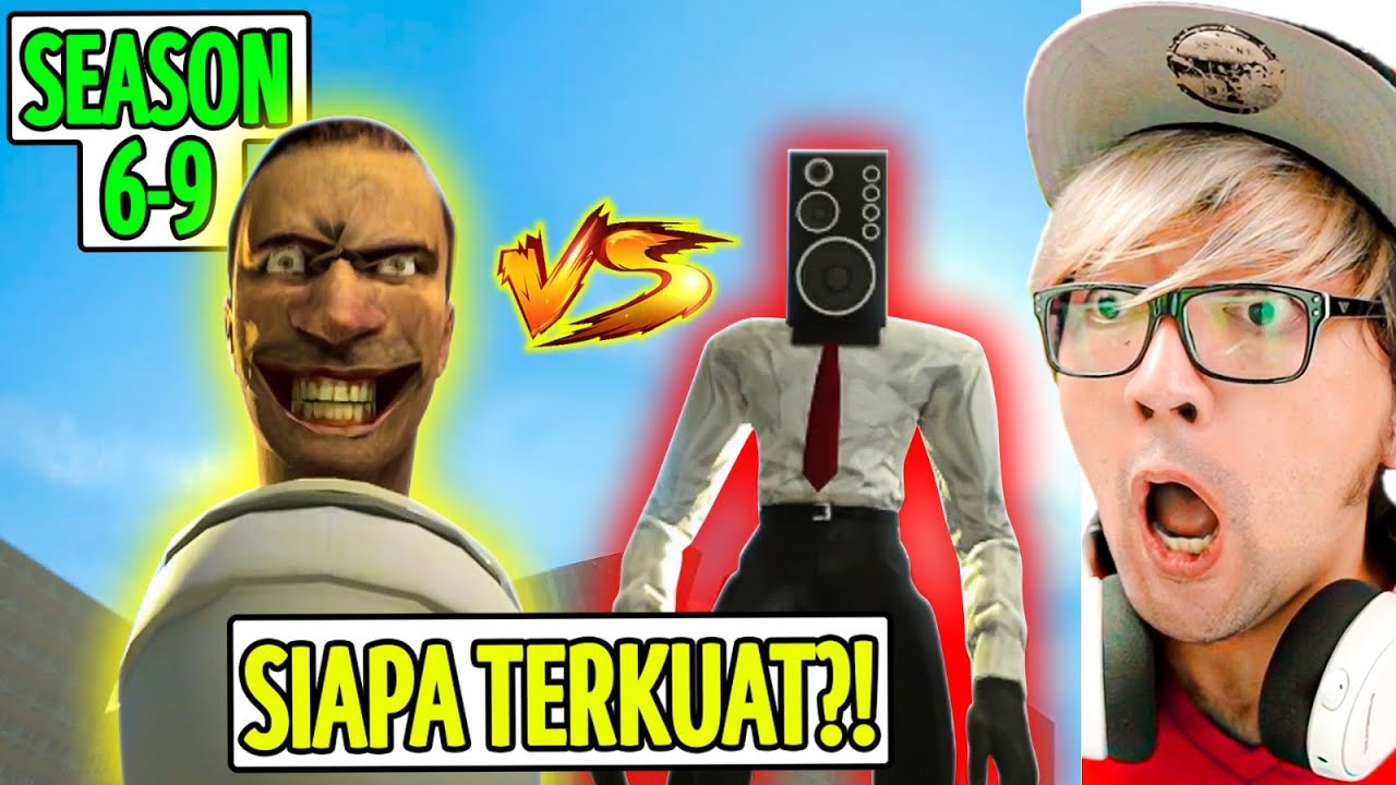 BANG CUPU REAKSI BATTLE EPIC SKIBIDI VS KAMERAMEN?! KOCAK TAPI 1000% SERU!! (SEASON 6-9)