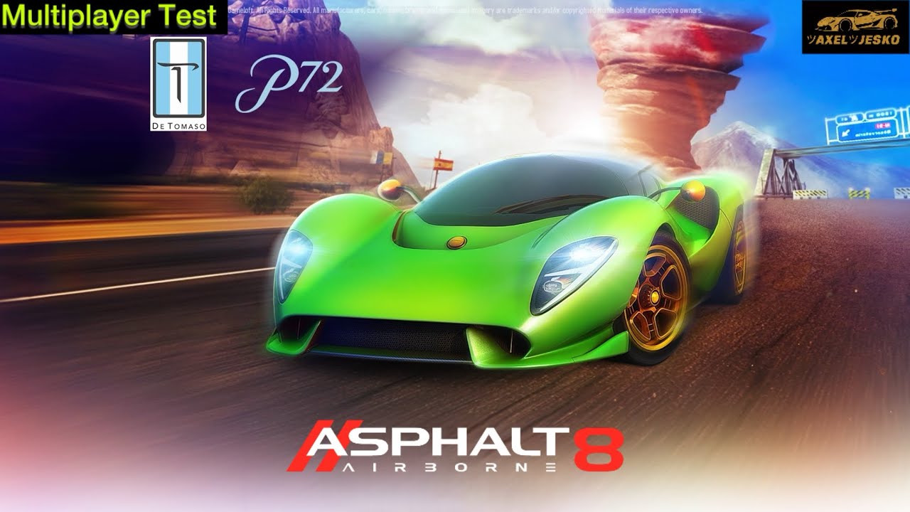 Многопользовательский тест De Tomaso P72 | Асфальт 8💚