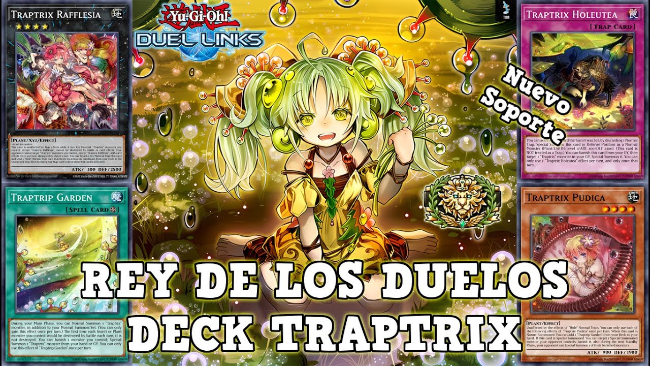 REY DE LOS DUELOS con DECK TRAPTRIX / ATRAPADORA EL RIVAL CAE EN TUS AGUJEROS | Yu-Gi-Oh! Duel Links