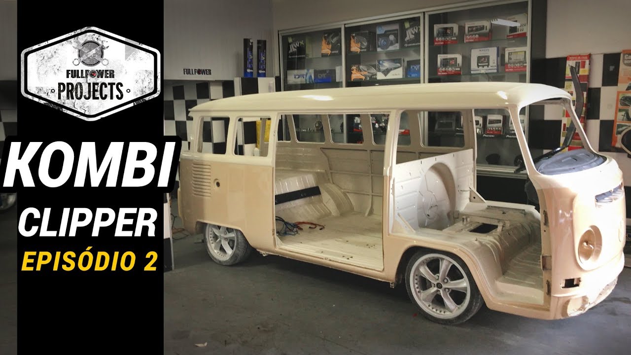 FULLPOWER Projects #8, VW Kombi 1987. Sonzeira e acabamento interno bem longe do original