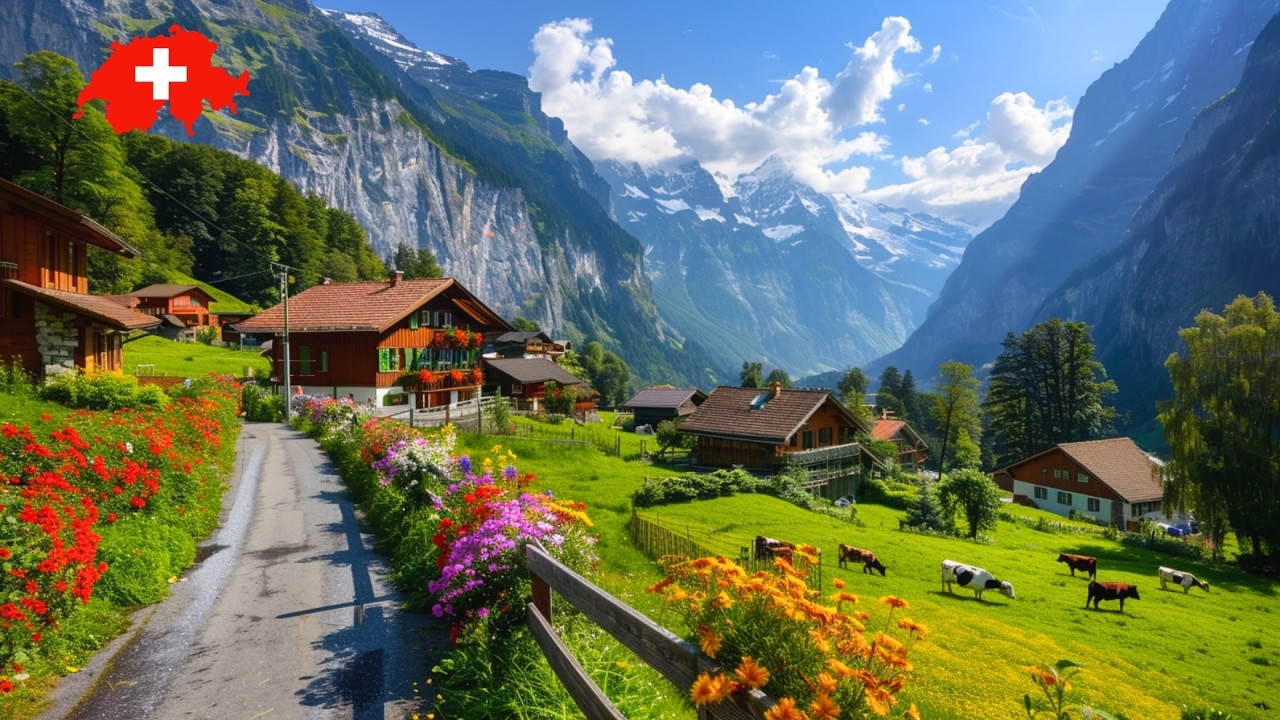 Most Beautiful Places In Switzerland That You Must Visit 🇨🇭 Most Beautiful Villages. 4K Tour