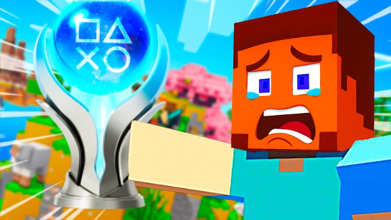 I Platinum'd MINECRAFT as a total noob (it was a disaster)