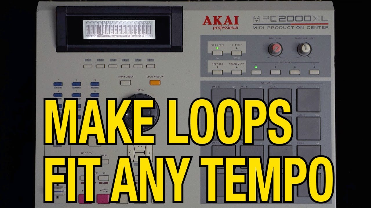 Cycle your loops to fit any Tempo Clip Launcher style on the Akai MPC2000XL
