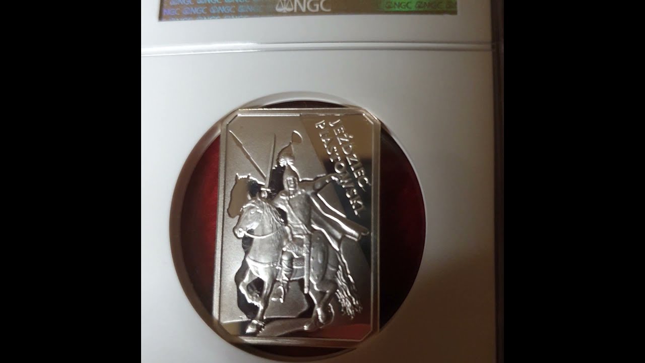 Polish Cavalry Rectangular Shaped Silver Coins  - Uhlan of 2nd Republic & The Piast Horseman #shorts