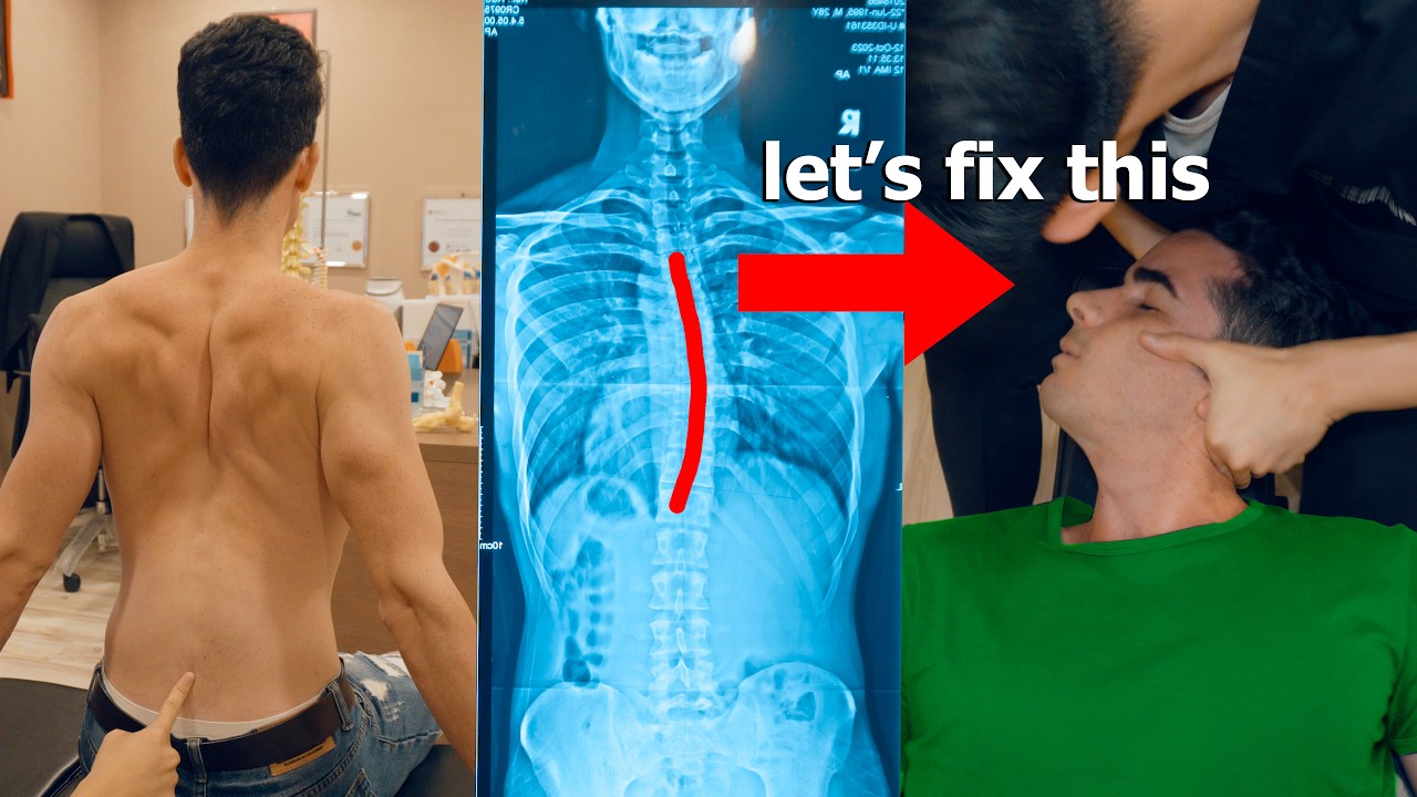 ASMR: CHIROPRACTOR Fix my SCOLIOSIS with Neck and Back CRACKS! Ep. 2