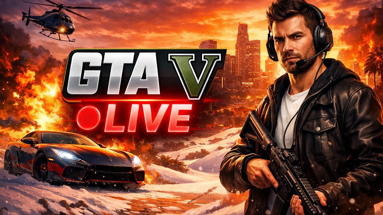 GTA 5 LIVE 🔥 Punjabi Gameplay | GTA V Live Stream | Full Action & Fun | No Cancel Stream