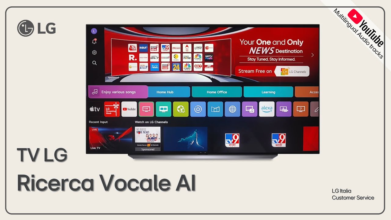 LG TV | Come utilizzare la ricerca vocale AI nelle Smart TV LG | WebOS 25