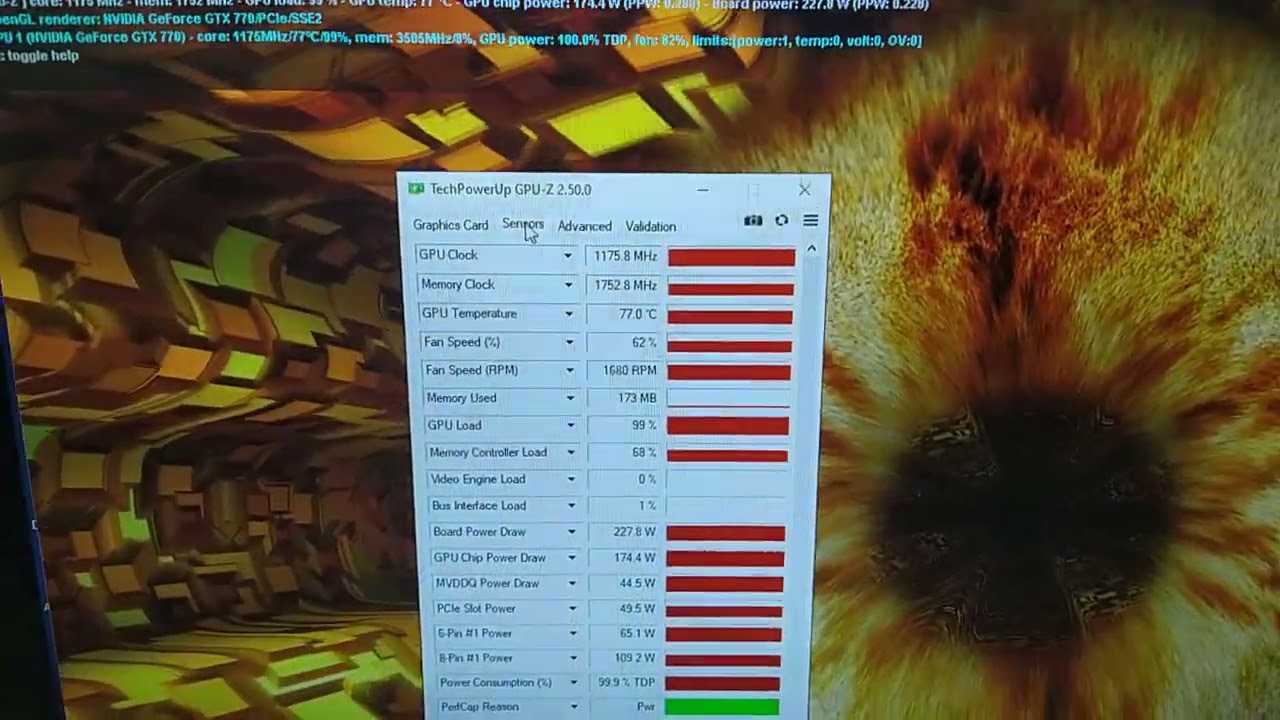 Видеокарта Palit GeForce GTX 770 2GB GDDR5 (NE5X77001042-1045F) БУ