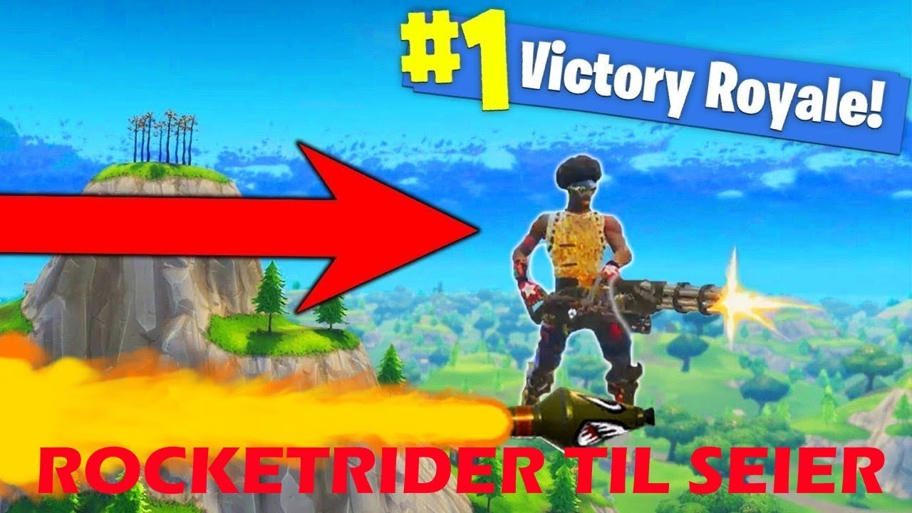 ROCKETRIDER TIL SEIER! | Norsk Fortnite: Battle Royale #22