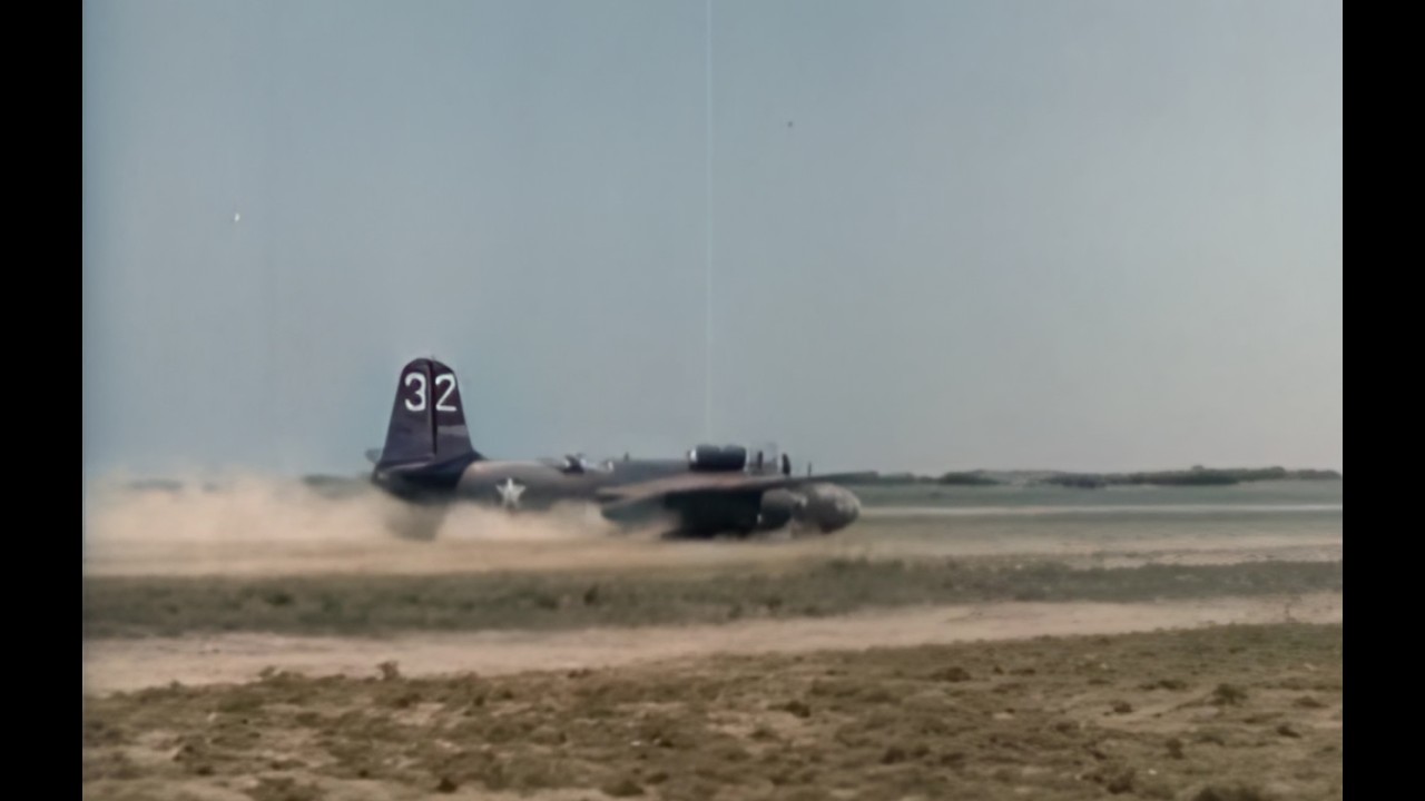B-26 Double-Header Marauder Operations & A-20 Belly Landing in Italy