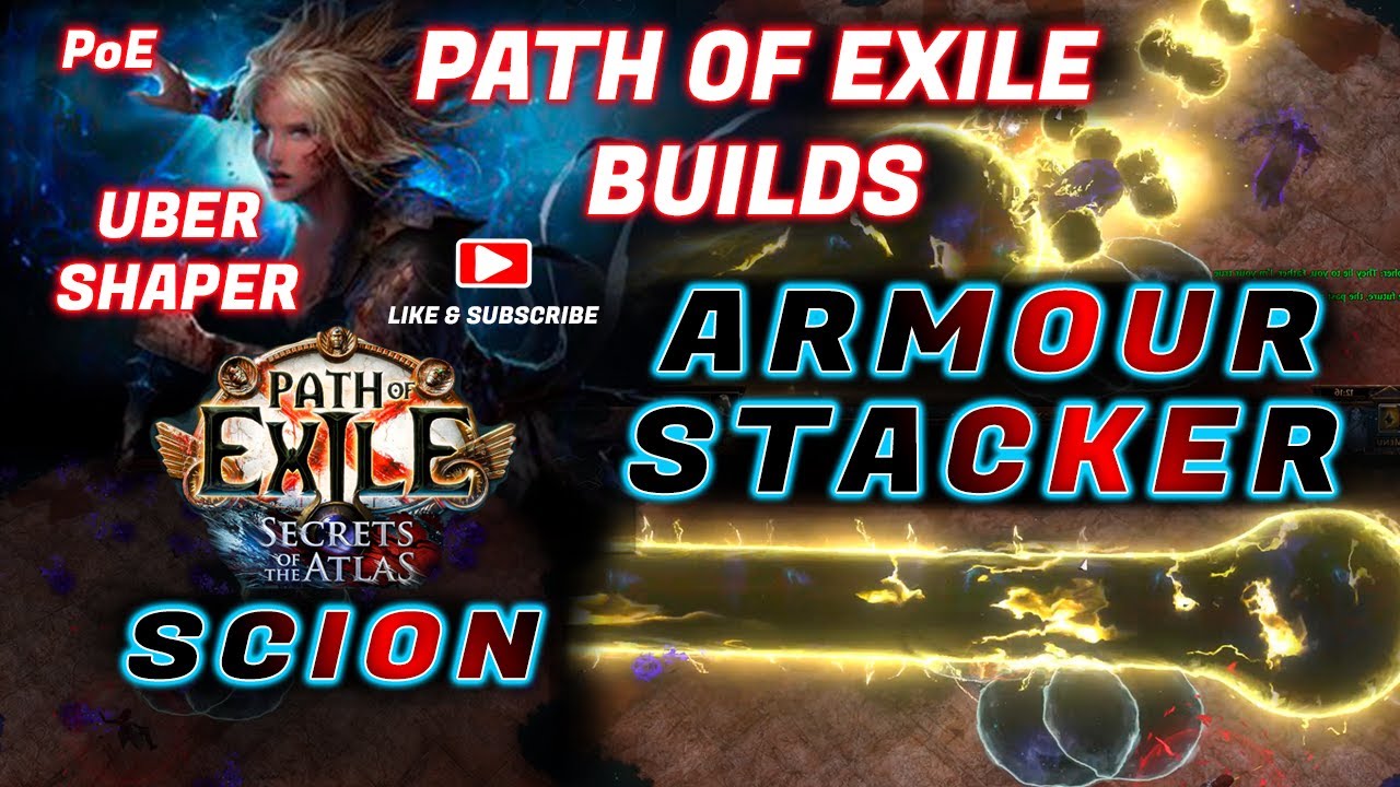 [PoE 3.26] Scion Uber Shaper /Armour Stacker Mega Tank / FOR PATH OF EXILE SECRETS OF THE ATLAS PoE