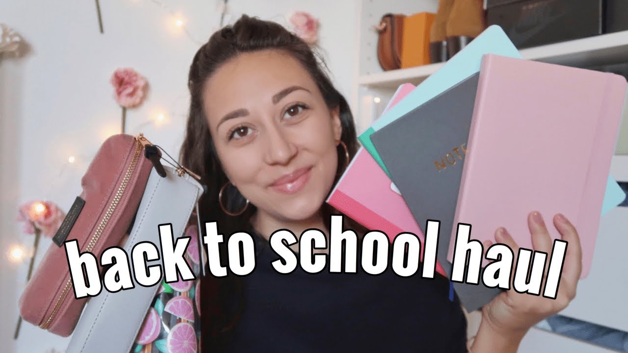 HAUL BACK TO SCHOOL | back to school supplies haul 🌸 | Giorgia Rossi