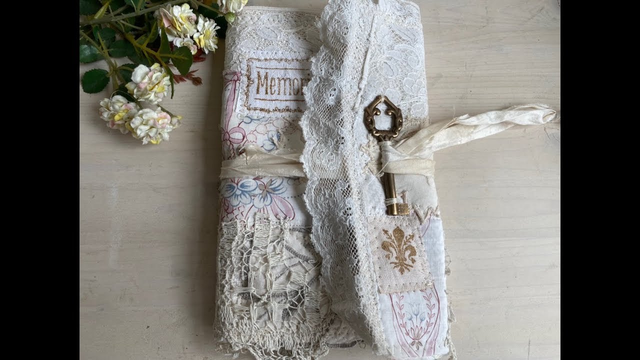 #The100DayProject | Day 15| Inspired by : vintage lace journal cover
