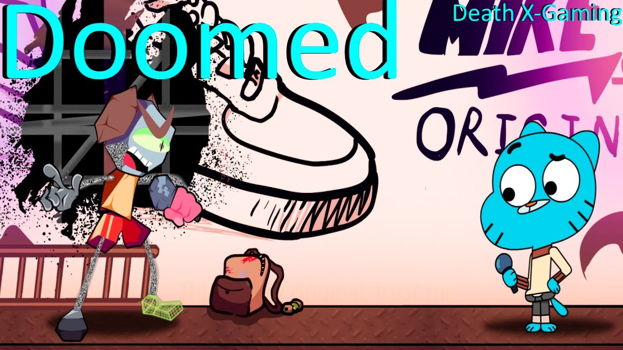 Friday Night Funkin' - Doomed But It's Rob Vs Gumball (My Cover) FNF MODS