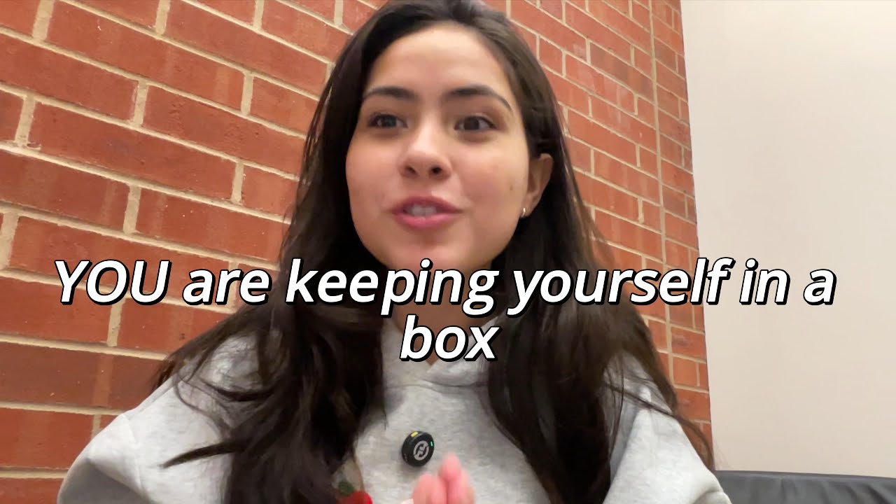 you are stoping YOURSELF