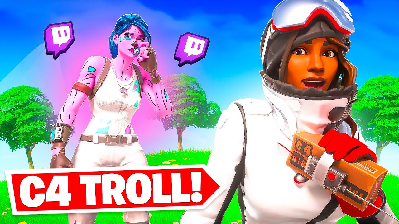 Twitch STREAMER vs My C4 Trap (Insane Reaction)