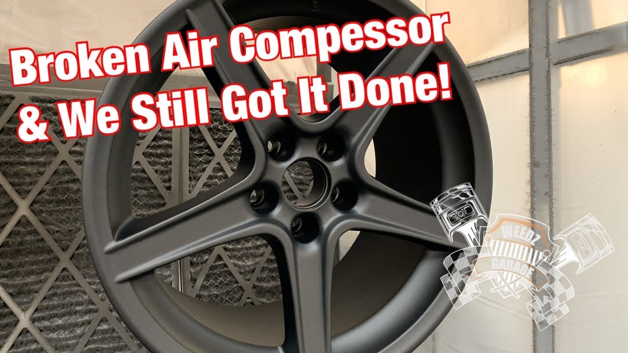Broke the Air Compressor, But Still Finished Powder Coating
