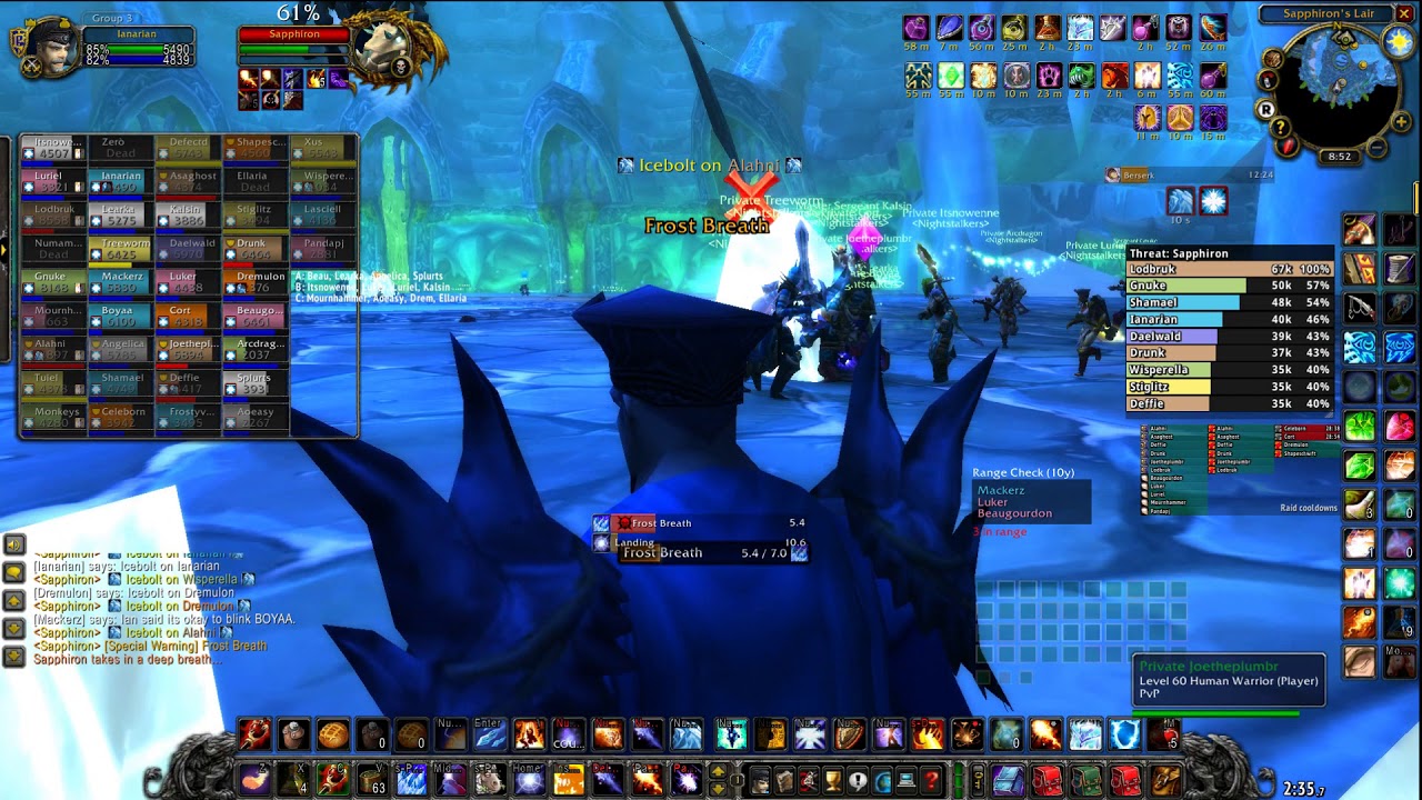 WoW Classic - Naxxramas - Sapphiron