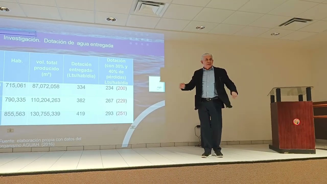 Consumo percápita de agua potable en Hermosillo - Dr Arturo Ojeda