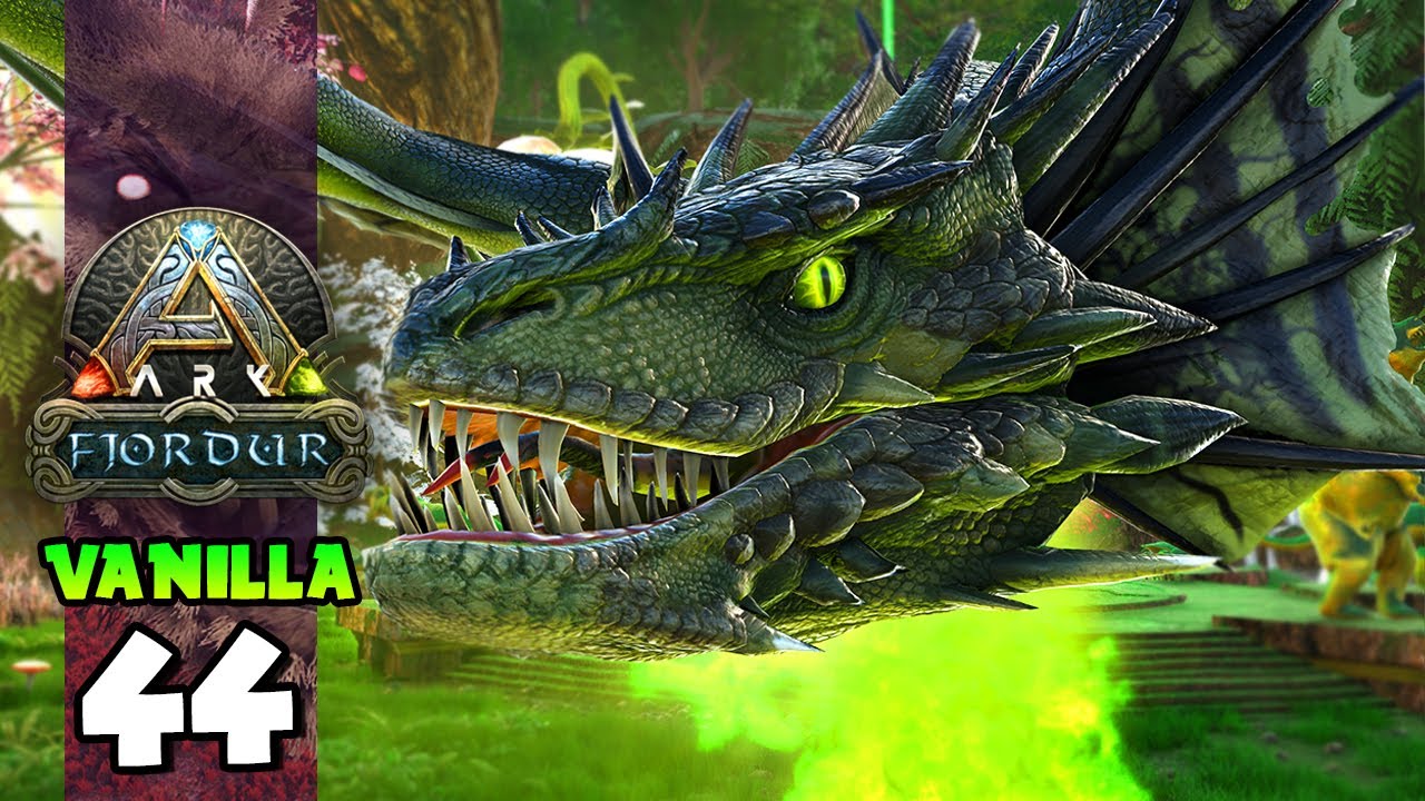 ROUBANDO OVOS NA RAVINA DE VENENO!!! ARK: FJORDUR (VANILLA) 44