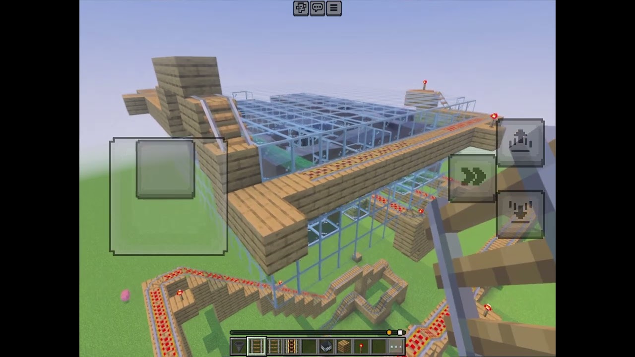 Me and my brother today are gonna make the longest roller coaster in Minecraft