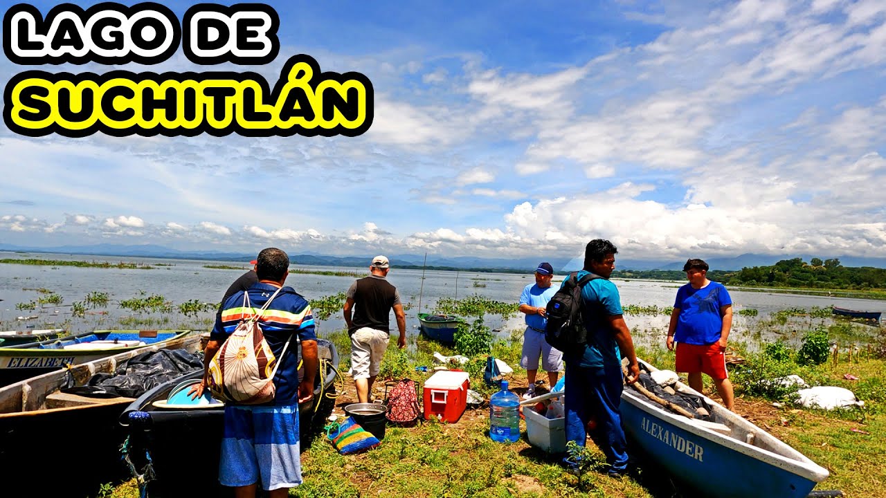 DÍA DE PESCA EN EL LAGO  SUCHITLÁN EN REUBICACIÓNES CHALATENANGO
