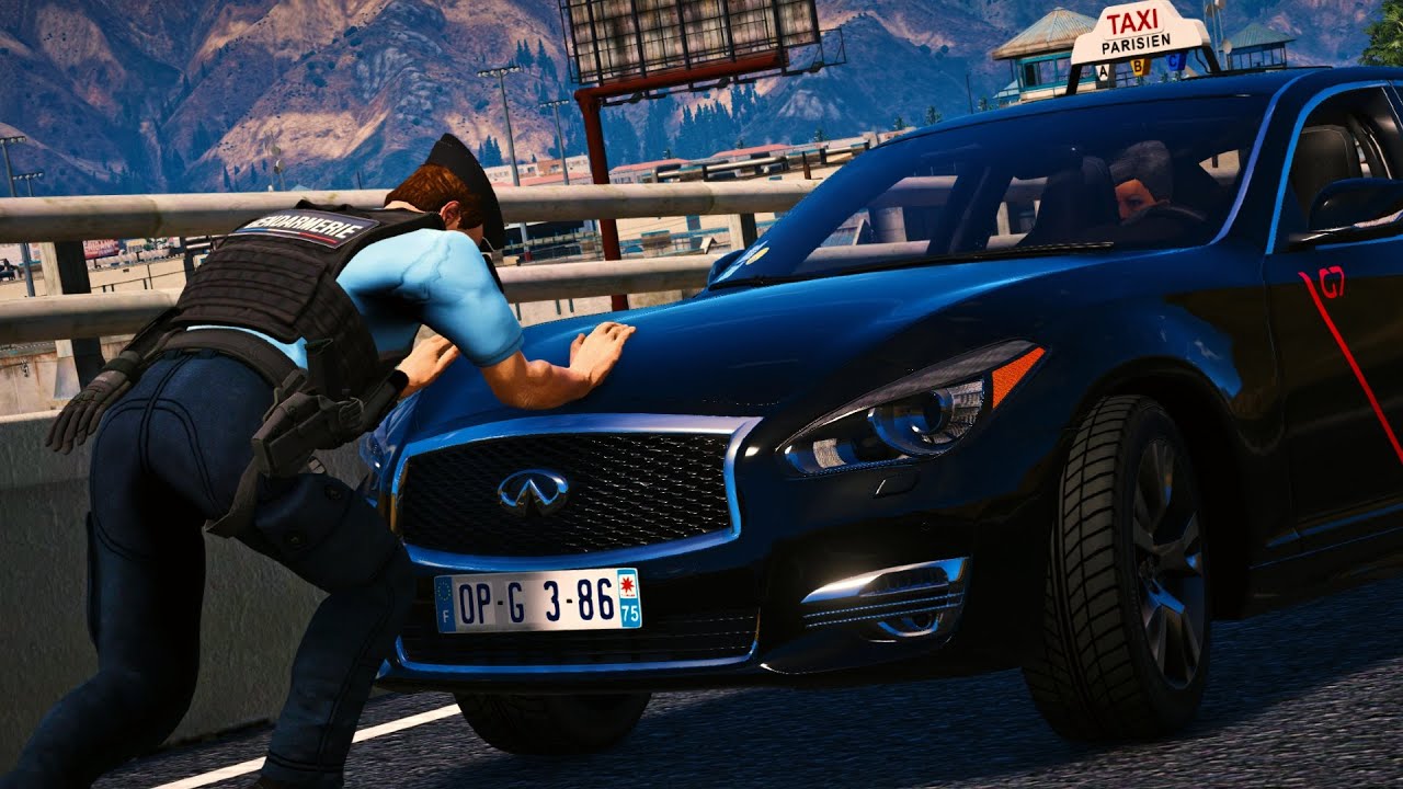 JE COMMENCE UNE AVENTURE GTA 5 RP #5 | voiture en PANNE sur l'autoroute + COURSE poursuite