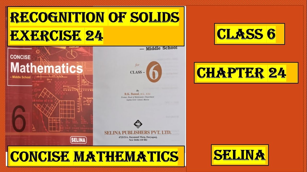 RECOGNITION OF SOLIDS , EXERCISE 24
