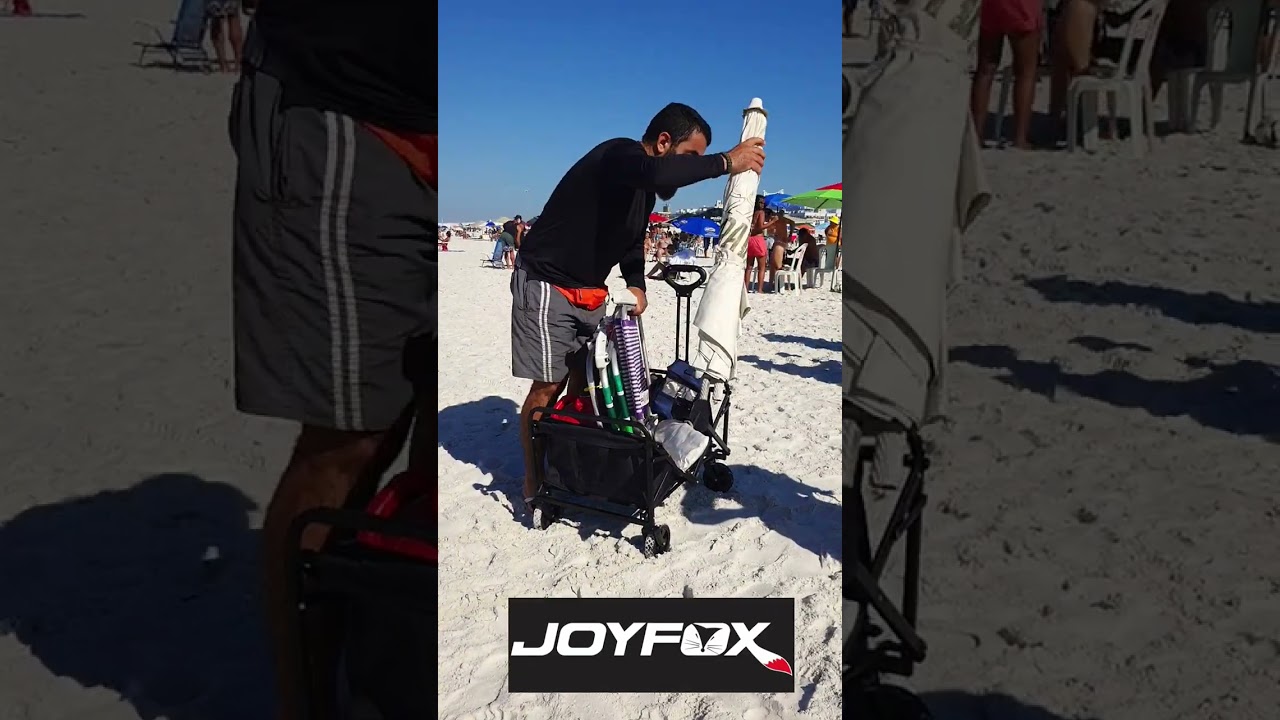 Carrinho P/ Acampamento Dobrável 80kg Até Roller Joyfox
